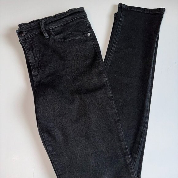 Joe's Jeans Black Skinny Jeans Size 30 Mid Rise Stretch Denim Women's Pants - Picture 1 of 6